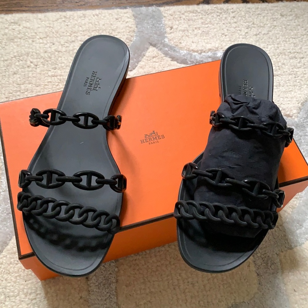 Hermès Rivage sandals, size 40